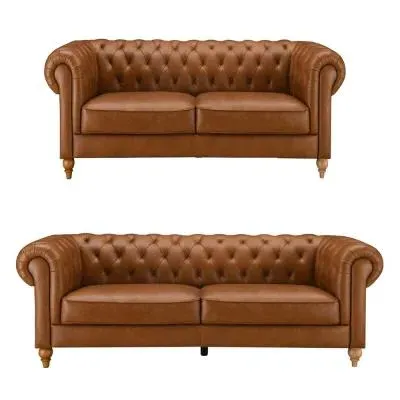 Lincoln 3+2 Seater Chesterfield Sofa Set
