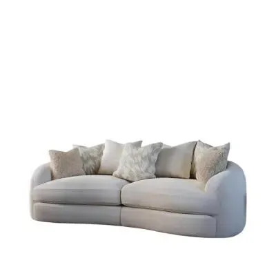 Logan Fabric 4 Seater Sofa