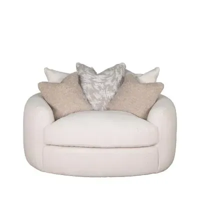 Logan Fabric Swivel Chair
