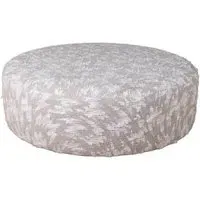 Logan Fabric Swivel Footstool