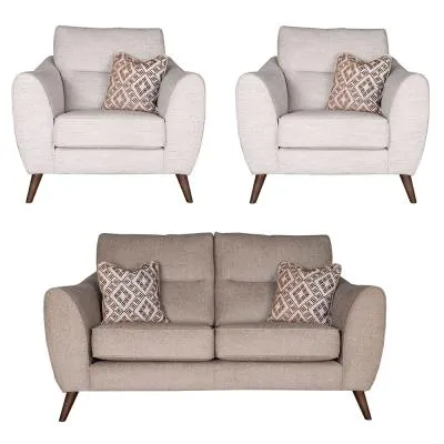 Miller 2+1+1 Seater Sofa Set - Fabric