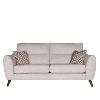 Miller 3-Seater Fabric Sofa