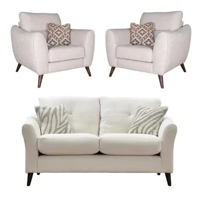 Molly 2+1+1 Seater Sofa Set - Fabric