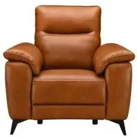 Orlando Dion Power Recliner Armchair - Brandy, Fabric
