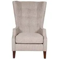 Throne Fabric Accent Chair