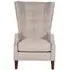Throne Fabric Accent Chair