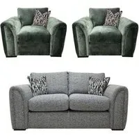 Utopia 2+1+1 Seater Sofa Set - Fabric