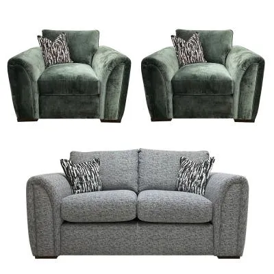 Utopia 2+1+1 Seater Sofa Set - Fabric
