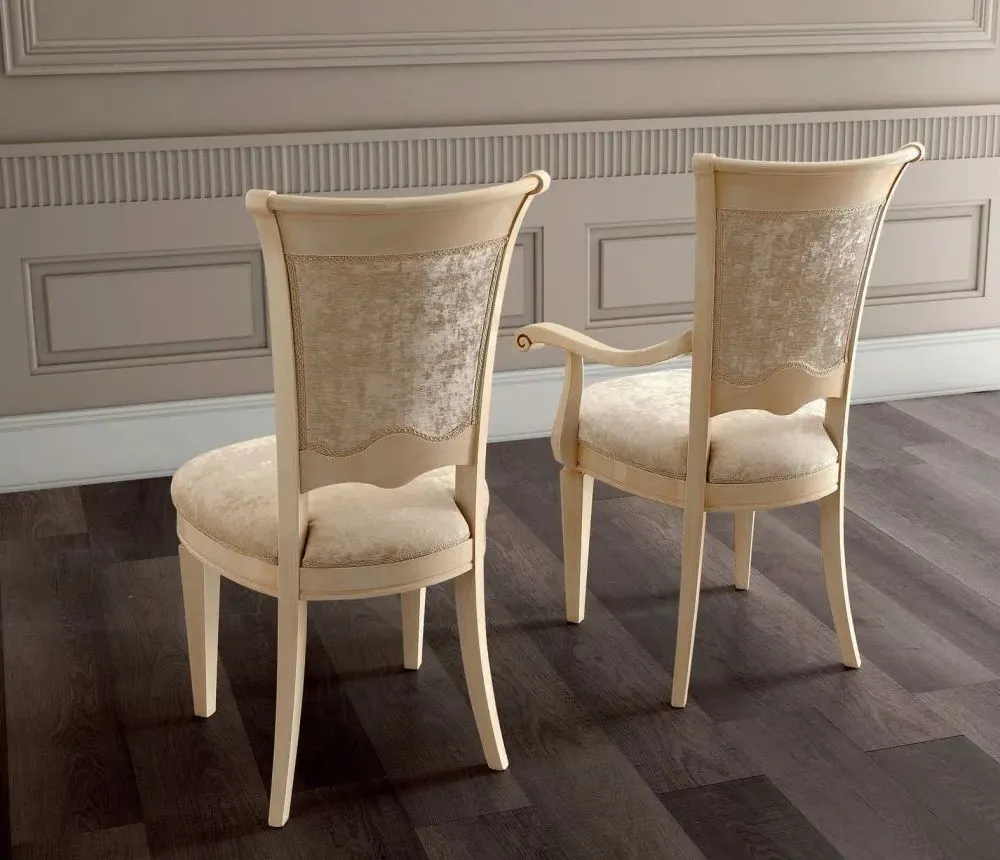Aida Bedroom Chair - Ivory