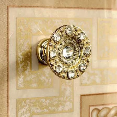 Aida Corner Display Cabinet with LED Light - Ivory