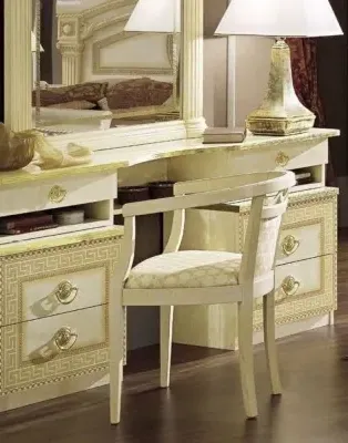 Aida Italian Armchair - Ivory