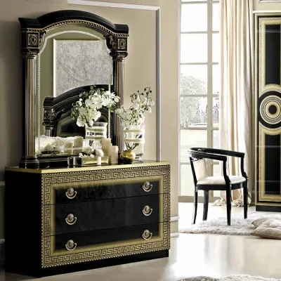 Aida Single Dresser - Black image
