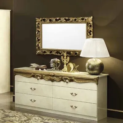 Barocco Double Dresser - Ivory