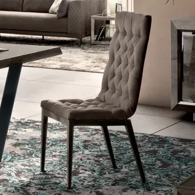 Elite Day Capitonne Dining Chair - Silver Birch image