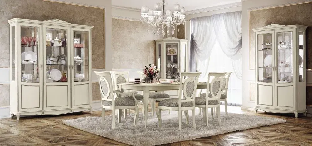 Fantasia Italian Armchair - Antique White
