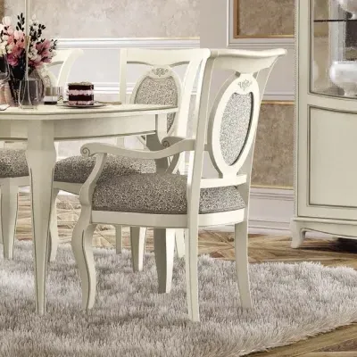 Fantasia Italian Armchair - Antique White image