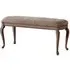 Giotto Padded Bench - Walnut