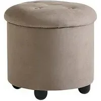 Giotto Round Pouf - Miraglio, Fabric