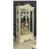 Leonardo 2 Door Vitrine - Ivory, Gold