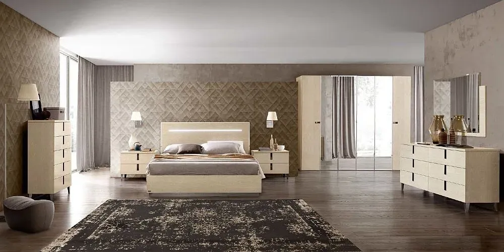 Modum Ambra Bed Frame - Sand Birch