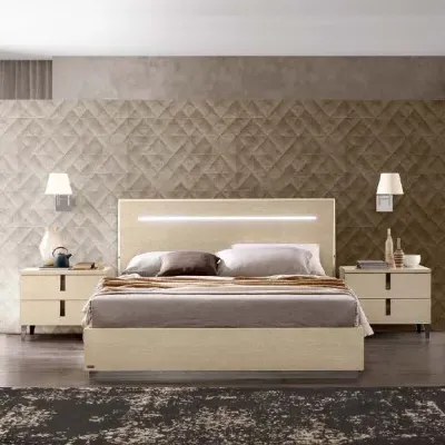 Modum Ambra Bed Frame - Sand Birch