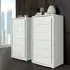 Modum Dama Bianca 6 Drawer Tall Chest - White