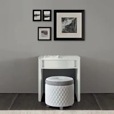 Modum Dama Bianca Dressing Table with Drawer - White