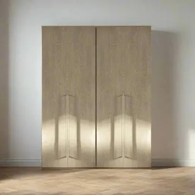 Modum Denali 4 Door Wardrobe - Sand Birch