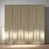 Modum Denali 5 Door Wardrobe - Sand Birch