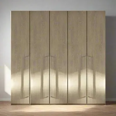 Modum Denali 5 Door Wardrobe - Sand Birch