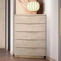 Modum Denali 5 Drawer Midi Chest - Sand Birch