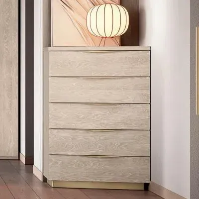 Modum Denali 5 Drawer Midi Chest - Sand Birch