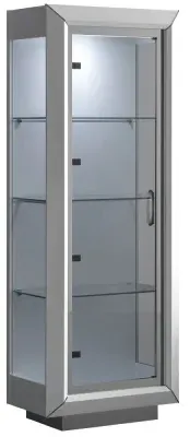 Modum Elite 1 Door Vitrine - Bianco Antico