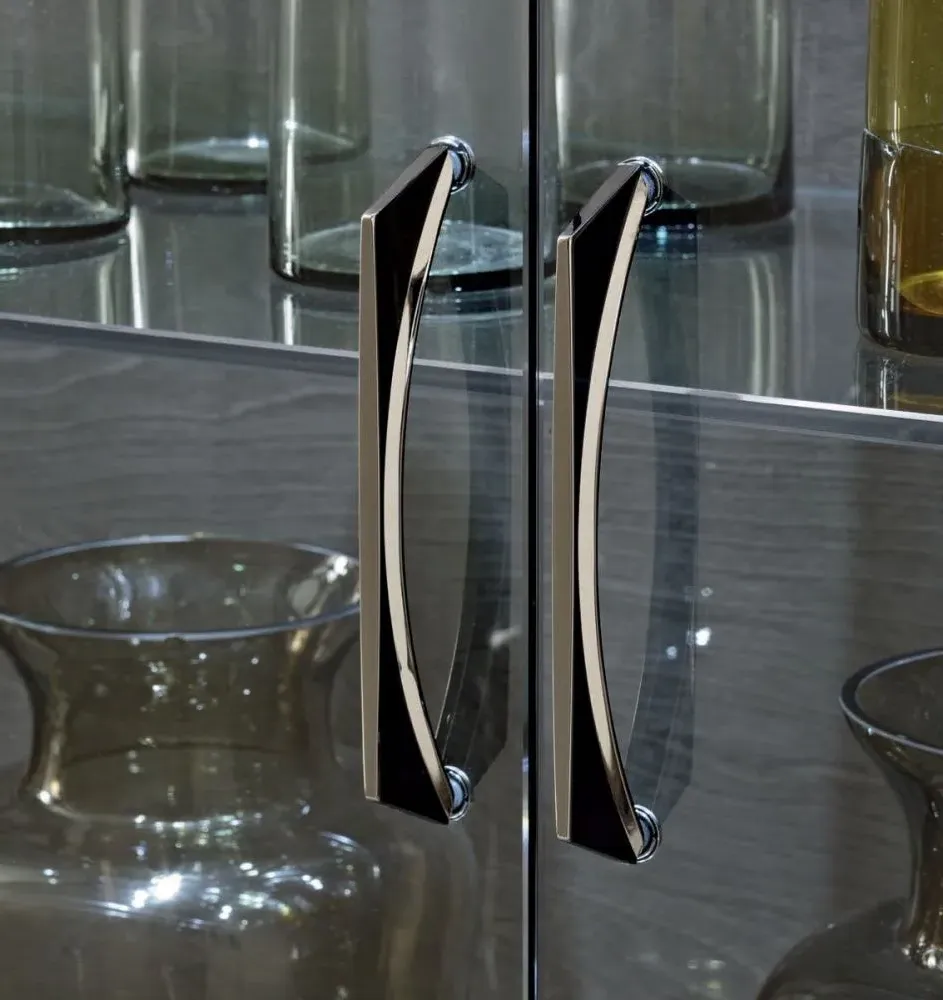 Modum Elite 2 Door Vitrine - Silver Birch