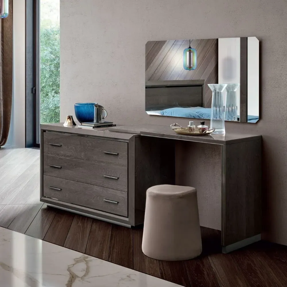 Modum Elite 3 Drawer Dressing Table - Silver Birch