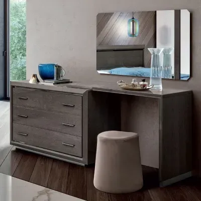Modum Elite 3 Drawer Dressing Table - Silver Birch image