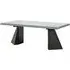 Modum Elite 4-6 Seater Extending Pedestal Dining Table - Bianco Antico
