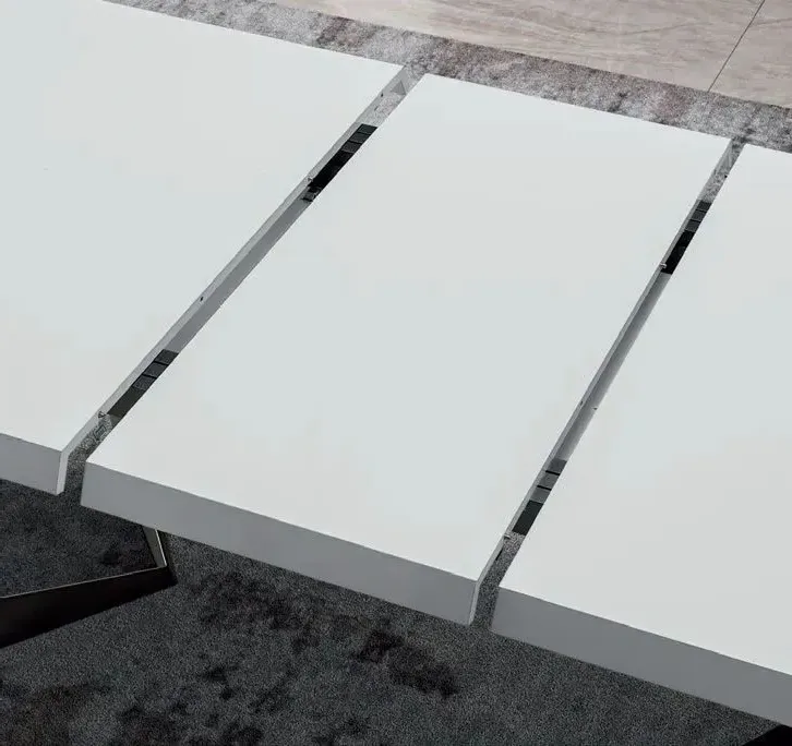 Modum Elite 6-8 Seater Extending Dining Table - Bianco Antico