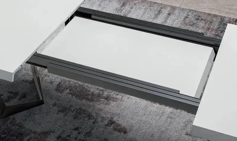 Modum Elite 6-8 Seater Extending Dining Table - Bianco Antico