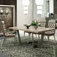 Modum Elite 6-8 Seater Extending Dining Table - Sand Birch