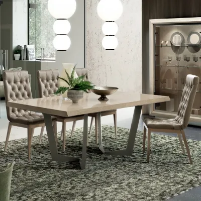 Modum Elite 6-8 Seater Extending Dining Table - Sand Birch