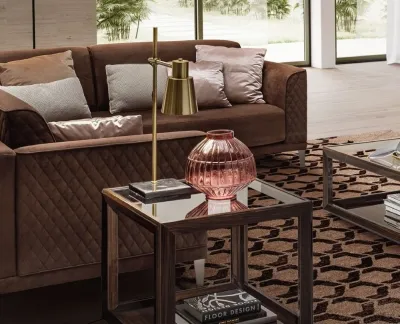 Modum Elite Italian Lamp Table - Patrician Walnut