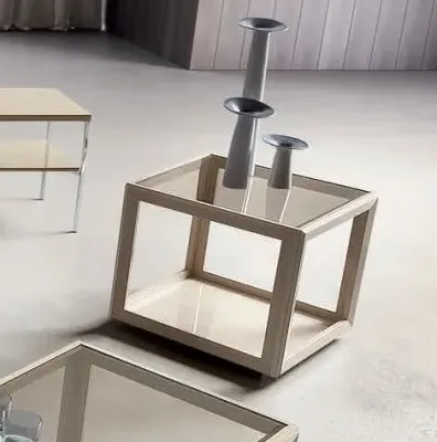 Modum Elite Italian Lamp Table - Sand Birch