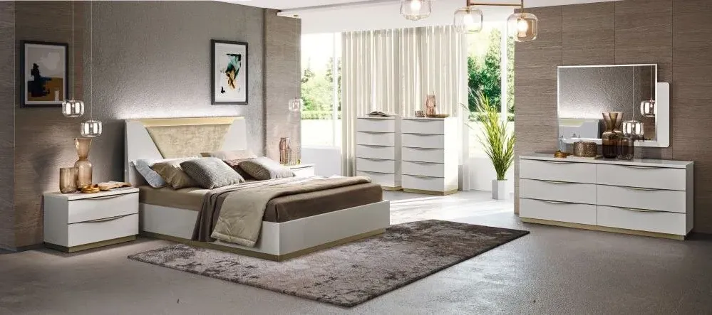 Modum Kharma 5 Drawer Midi Chest - White