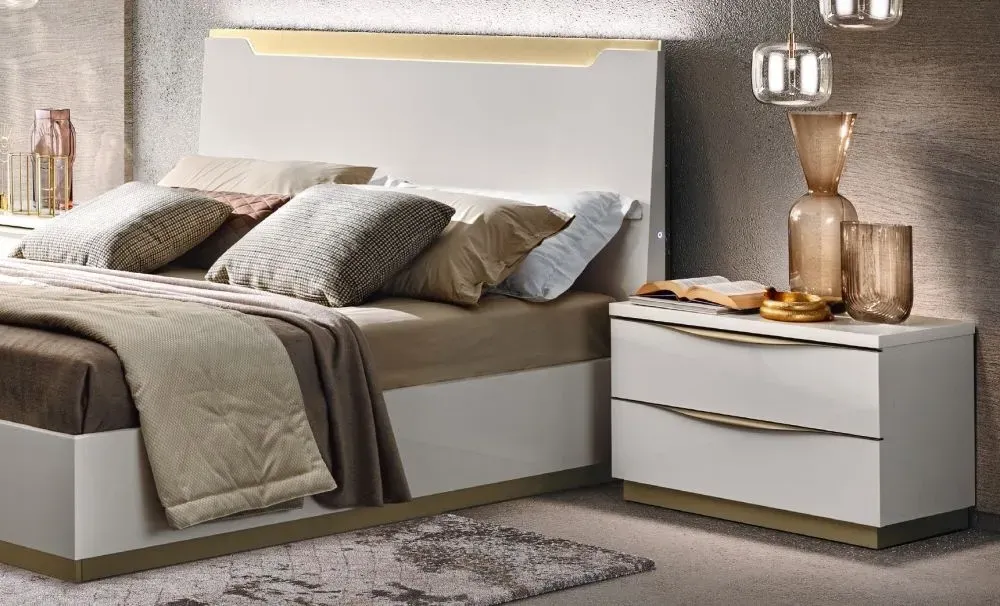 Modum Kharma Bed Frame - White