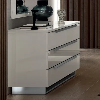 Modum Kimera 3 Drawer Chest - White Gloss
