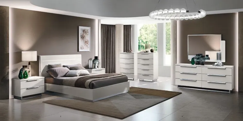 Modum Kimera 6 Drawer Wide Chest - White