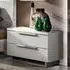 Modum Kimera Maxi 2 Drawer Bedside Cabinet - White Gloss