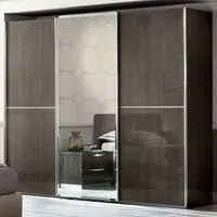 Modum Maia Sliding Wardrobe - Silver Birch