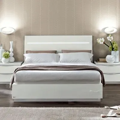Modum Onda Bed Frame - White